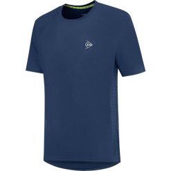 Koszulka tenisowa męska Dunlop Club Crew Tee. Niebieskie t-shirty sportowe męskie Dunlop, l, z poliesteru, bez ramiączek, na fitness i siłownię. Za 139.99 zł.