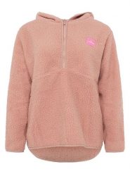 Zwillingsherz Bluza polarowa w kolorze jasnoróżowym rozmiar: L. Różowe bluzy z kapturem damskie Zwillingsherz, l, z polaru. Za 130.99 zł.