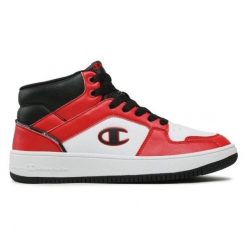 Buty Champion Rebound 2.0 Mid M S21907.RS001 czerwone. Czerwone buty sportowe na co dzień męskie bez zapięcia. W wyprzedaży za 416.09 zł.