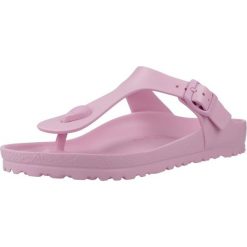 Japonki damskie Birkenstock Gizeh Eva. Czerwone klapki damskie Birkenstock, bez wzorów, z materiału, bez obcasa. Za 318.00 zł.