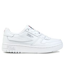 Buty męskie sportowe fila FXVENTUNO L low. Białe buty sportowe na co dzień męskie Fila, ze skóry, bez zapięcia, trekkingowe. Za 229.00 zł.