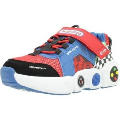 Tenisówki Skechers Model 402260l Kolor Czerwony. Czerwone trampki i tenisówki damskie Skechers, bez wzorów, z gumy. Za 239.99 zł.