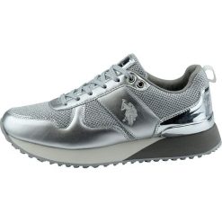 U.S. POLO ASSN. tenisówki damskie Tabitha 2 Met 38 srebrny. Szare trampki i tenisówki damskie U.S. Polo Assn., bez wzorów. Za 389.00 zł.