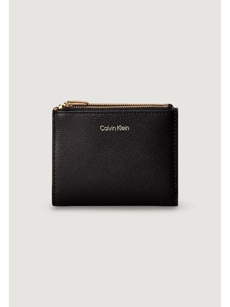Calvin Klein Portfel Foil Logo Dbl Zip Cardcase LV04F1135G Czarny. Czarne portfele damskie CALVIN KLEIN, bez wzorów, ze skóry. Za 245.99 zł.
