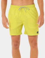 Spodenki surfingowe męskie Rip Curl Daily Volley Żółty. Zielone kąpielówki męskie Rip Curl, l, bez wzorów, z materiału. Za 151.55 zł.