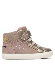 Geox Sneakersy B Gisli Girl B661MA 022NF C5005 M Beżowy ciemny. Brązowe buty sportowe dziewczęce Geox, bez wzorów, ze skóry, bez zapięcia. Za 249.99 zł.