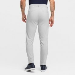 Męskie golofowe spodnie joggery Golf Siroko Olivos Gray. Szare spodnie materiałowe męskie SIROKO, bez wzorów, z materiału, sportowe. Za 423.00 zł.
