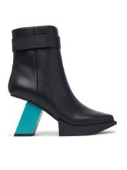 United Nude Botki Construct Bootie HI 1102498816 Czarny. Czarne botki damskie United Nude, bez obcasa, na słupku, bez zapięcia. Za 1,939.00 zł.