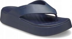 Japonki Dla Dorosłych Crocs Getaway Platform Flip. Niebieskie klapki i japonki męskie Crocs, z materiału. Za 199.99 zł.