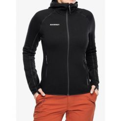 Bluza trekkingowa damska Mammut Aconcagua ML Hooded Jacket. Czarne bluzy bez kaptura damskie Mammut, xs. Za 838.95 zł.