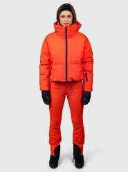 Brunotti Softshellowe spodnie narciarskie "Coldlake" w kolorze pomarańczowym rozmiar: XS. Pomarańczowe spodnie dresowe damskie BRUNOTTI, m, bez wzorów. Za 260.99 zł.