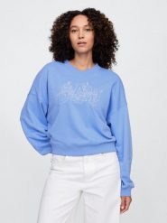 GAP Bluza w kolorze błękitnym rozmiar: XL. Niebieskie bluzy bez kaptura damskie GAP, xl. Za 109.78 zł.