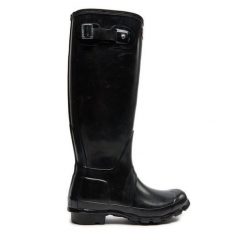 Kalosze Hunter. Czarne kalosze damskie Hunter, bez wzorów. Za 379.99 zł.