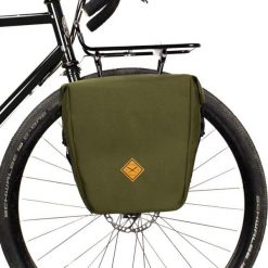 Torba rowerowa Pannier Small Olive RESTRAP. Zielone torebki klasyczne damskie RESTRAP, bez wzorów, bez dodatków. Za 474.00 zł.