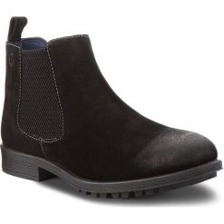 Kozaki S.OLIVER - 5-15401-21 Black 001. Czarne buty zimowe męskie S.Oliver, z materiału, bez zapięcia. W wyprzedaży za 219.00 zł.