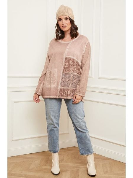 Curvy Lady Koszulka w kolorze jasnoróżowym rozmiar: 48/50. Różowe bluzki damskie Curvy Lady, bez wzorów, z koronki, z asymetrycznym kołnierzem. Za 143.90 zł.