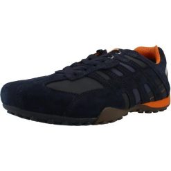 Buty GEOX U4207K 022EK UOMO SNAKE Czarny. Czarne buty trekkingowe męskie Geox, z syntetyku, bez zapięcia, na fitness i siłownię. Za 432.99 zł.