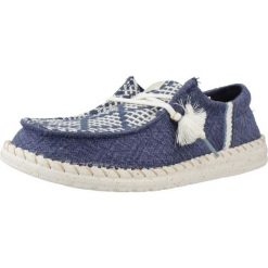 HEYDUDE Damskie Mokasyny Wendy Funk Coastal Jute. Niebieskie mokasyny damskie Hey dude, z materiału. Za 199.00 zł.