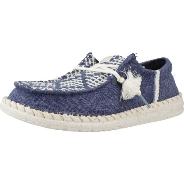 HEYDUDE Damskie Mokasyny Wendy Funk Coastal Jute. Niebieskie mokasyny damskie Hey dude, z materiału. Za 199.00 zł.