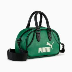 Torebka unisex Puma ARCHIVE MINI zielona 09113705. Zielone torebki klasyczne damskie Puma, bez wzorów, z tłoczeniem, bez dodatków. Za 167.80 zł.