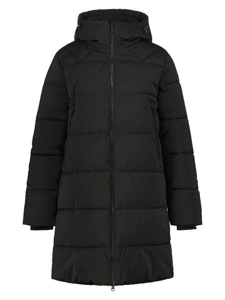 LUHTA Płaszcz zimowy "Eisele" w kolorze czarnym rozmiar: 42. Czarne płaszcze damskie Luhta, na zimę, bez wzorów, z puchu. Za 479.76 zł.