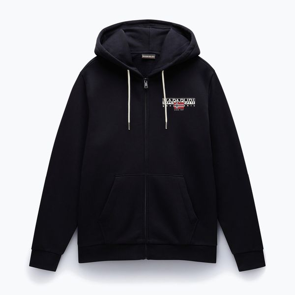 Bluza męska Napapijri B-Aylmer Full Ziphint. Czarne bluzy bez kaptura męskie Napapijri, m. Za 488.50 zł.