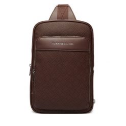 Saszetka Tommy Hilfiger. Brązowe saszetki męskie Tommy Hilfiger. Za 489.99 zł.