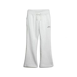 Damskie spodnie dresowe Superdry Essential Logo Lr Flare. Białe spodnie dresowe damskie Superdry., bez wzorów, z dresówki. W wyprzedaży za 308.95 zł.