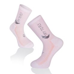 Skarpety tenisowe bawełniane białe. Białe skarpetki damskie TRY TO FLY, bez wzorów, z bawełny. W wyprzedaży za 55.09 zł.