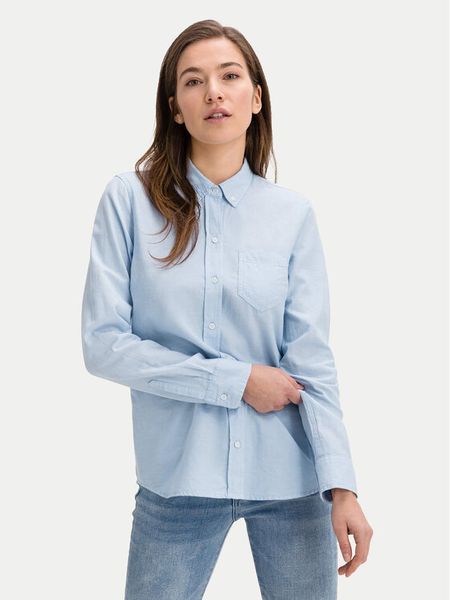 Gap Koszula 269247-00 Niebieski Regular Fit. Niebieskie koszule damskie GAP, xxs, bez wzorów, z bawełny, bez kołnierzyka, bez ramiączek. Za 119.99 zł.