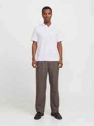 Jack & Jones Koszulka polo "Austin" w kolorze białym rozmiar: M. Białe koszulki polo męskie Jack & Jones, m, bez wzorów, bez ramiączek. Za 83.22 zł.