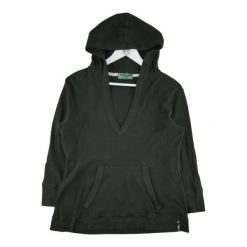 Second life - Bluza damska czarna - Jak nowy. Czarne bluzy sportowe damskie Ralph Lauren, bez wzorów, bez ramiączek, bez kaptura. Za 126.86 zł.