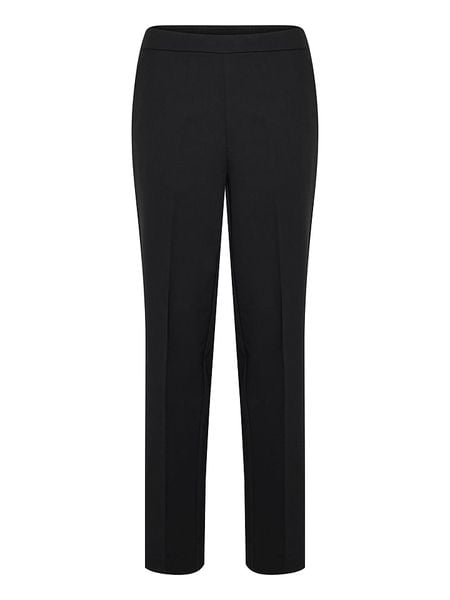 Kaffe Spodnie "Sakura" w kolorze czarnym rozmiar: 38. Czarne spodnie materiałowe damskie Kaffe, bez wzorów, z materiału. Za 152.62 zł.