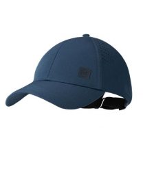 Czapka z daszkiem Summit Cap Night Blue UPF 50. Niebieskie czapki męskie Buff, bez wzorów, z elastanu. Za 130.99 zł.