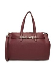 Nine West Torebka EO-Manhattan-Muse-I-LX10192 Bordowy. Czerwone torebki klasyczne damskie Nine West, bez wzorów, z materiału, bez dodatków. Za 239.99 zł.