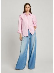 Pepe Jeans Koszula "Bego" w kolorze jasnoróżowym rozmiar: S. Różowe koszule damskie Pepe Jeans, s, bez wzorów, z bawełny, bez kołnierzyka, bez ramiączek. Za 180.45 zł.