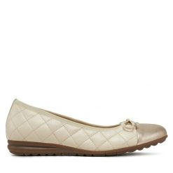 Baleriny Gabor. Brązowe baleriny damskie Gabor, bez wzorów, bez obcasa. Za 459.99 zł.