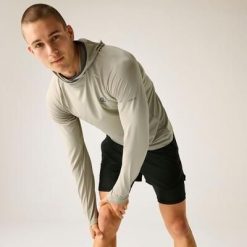 Męska bluza z kapturem do biegania Sprint City. Brązowe bluzy z kapturem męskie Dare 2b, m, z elastanu. W wyprzedaży za 169.99 zł.