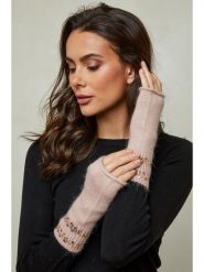 Soft Cashmere Rękawiczki w kolorze jasnoróżowym rozmiar: onesize. Różowe rękawiczki damskie Soft Cashmere, bez wzorów, prążkowane. Za 56.99 zł.