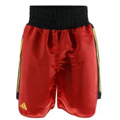 Szorty bokserskie adidas BX3-Pro. Czerwone szorty damskie Adidas, bez wzorów, sportowe. Za 232.50 zł.