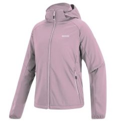 Damska wiatroodporna kurtka typu softshell z kapturem Bourda. Zielone kurtki damskie Regatta, m, bez wzorów, z materiału, z kapturem. Za 223.99 zł.