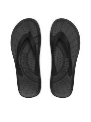 Crocs Japonki Crocs Flip 210089 Czarny. Czarne klapki damskie Crocs, bez wzorów, z tworzywa sztucznego, bez obcasa. Za 89.99 zł.