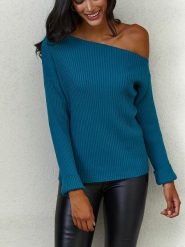 LA Angels Sweter w kolorze niebieskim rozmiar: S. Niebieskie swetry klasyczne damskie LA Angels, s, prążkowane, bez kołnierzyka. Za 113.99 zł.