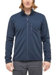 Haglöfs Kurtka polarowa "Rosson Mid" w kolorze granatowym rozmiar: S. Niebieskie kurtki męskie Haglöfs, s, bez wzorów, z polaru, bez kaptura. Za 274.10 zł.