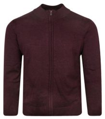 Bluza Zapinana na Zamek, Bordowa bez Kaptura, Męska -EXPOMEN. Czerwone bluzy bez kaptura męskie Expomen, m, z bawełny. Za 199.00 zł.