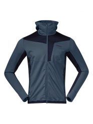 Bergans Kurtka polarowa w kolorze szarym rozmiar: XL. Szare kurtki damskie Bergans, xl, bez wzorów, z materiału, bez kaptura. Za 162.49 zł.