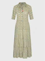 Scotch & Soda Sukienka codzienna 168702 Kolorowy Relaxed Fit. Sukienki damskie Scotch & Soda, na co dzień, l, bez wzorów, z wiskozy, bez kołnierzyka, bez ramiączek, proste. Za 579.99 zł.