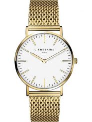 Liebeskind Zegarek kwarcowy w kolorze złoto-białym rozmiar: onesize. Białe, analogowe zegarki damskie Liebeskind, ze stali. Za 401.25 zł.
