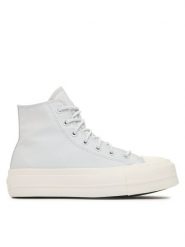 Converse Trampki Chuck Taylor All Star Lift Platform Leather A05248C Błękitny. Niebieskie trampki i tenisówki damskie Converse, bez wzorów, z materiału. Za 309.99 zł.