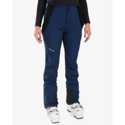 Damskie softshellowe spodnie narciarskie Kilpi RHEA-W. Niebieskie spodnie dresowe damskie Kilpi, bez wzorów, sportowe. Za 482.50 zł.